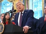 US President Donald Trump speaks in the Oval Office of the White House in Washington, DC, on September 2, 2025. US President Donald Trump speaks in the Oval Office of the White House in Washington, DC, on September 2, 2025.