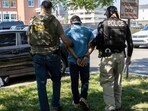 The detentions were made as part of a major raid by US law enforcement and immigration authorities. The detentions were made as part of a major raid by US law enforcement and immigration authorities.