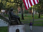 The Harvard University campus in Cambridge, Mass. The Harvard University campus in Cambridge, Mass.