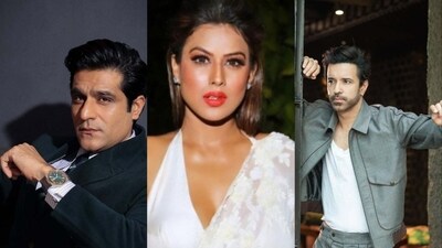 Sunny Hinduja, Nia Sharma and Aamir Ali Sunny Hinduja, Nia Sharma and Aamir Ali