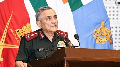 FILE: Chief of Defence Staff General Anil Chauhan addresses the gathering during Ran Samvad 2025 at the Army War College. (@HQ_IDS_India X/ANI Photo) (@HQ_IDS_India X) FILE: Chief of Defence Staff General Anil Chauhan addresses the gathering during Ran Samvad 2025 at the Army War College. (@HQ_IDS_India X/ANI Photo) (@HQ_IDS_India X)