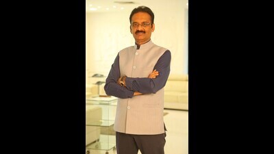 Aam Aadmi Party’s Rajya Sabha MP and Lovely Professional University (LPU) chancellor Ashok Mittal. (HT)