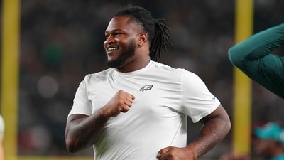 Jalen Carter was ejected vs the Dallas Cowboys on Thursday (Getty Images via AFP) Jalen Carter was ejected vs the Dallas Cowboys on Thursday (Getty Images via AFP)