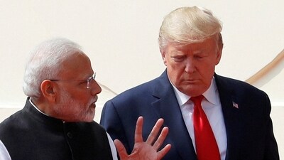 Prime Minister Narendra Modi with Donald Trump. (AP File)