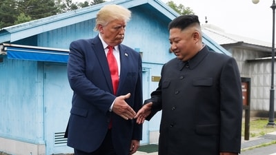 The report said President Donald Trump approved the operation during his first administration, as he was involved in historic talks with North Korean leader Kim Jong Un. (AP file) The report said President Donald Trump approved the operation during his first administration, as he was involved in historic talks with North Korean leader Kim Jong Un. (AP file)