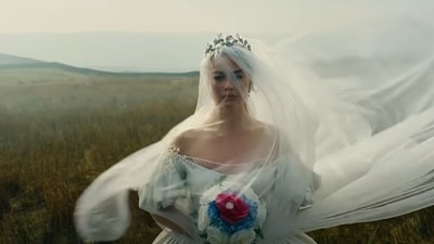 Margot Robbie as Catherine in Wuthering Heights (YouTube)