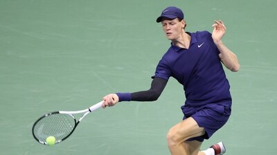 Jannik Sinner is being linked to Brooks Nader after the model was seen at the US Open. (IMAGN IMAGES via Reuters Connect)