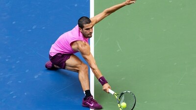 Carlos Alcaraz has now been broken just twice in this US Open so far, and has yet to drop a set in six matches (IMAGN IMAGES via Reuters Connect)