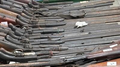 The gun shop is located within 200 metres of the Kolkata Police headquarters. (Sourced)