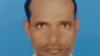 The man has been identified as Poojan Prasad, aged 47. (HT Photo) The man has been identified as Poojan Prasad, aged 47. (HT Photo)