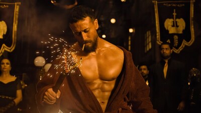 Baaghi 4 Twitter review: Tiger Shroff in a still from the film. Baaghi 4 Twitter review: Tiger Shroff in a still from the film.