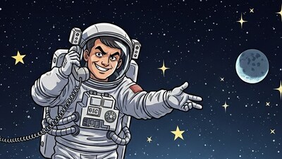 The scammer posed as an astronaut. (Google Gemini) The scammer posed as an astronaut. (Google Gemini)