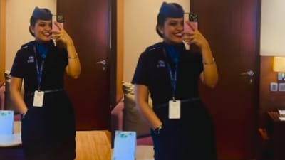 An IndiGo cabin crew revealed realities of sky life in a viral video. (Instagram/barman_11) An IndiGo cabin crew revealed realities of sky life in a viral video. (Instagram/barman_11)