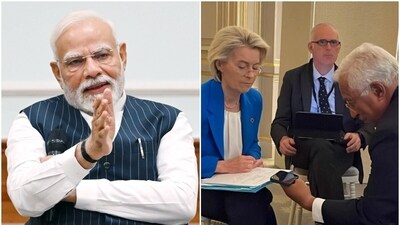 The EU leadership held a telephonic conversation with PM Modi over the Russia-Ukraine conflict. (ANI/@vonderleyen) The EU leadership held a telephonic conversation with PM Modi over the Russia-Ukraine conflict. (ANI/@vonderleyen)