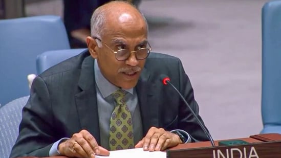 India's ambassador to the UN, P Harish, underlined how an early end to the conflict in Ukraine is in the interest of everyone. (File Image/ANI)