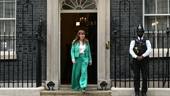 UK PM Keir Starmer said Angela Rayner made the right decision. (AFP)