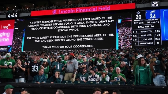 Why Was Eagles Game Delayed