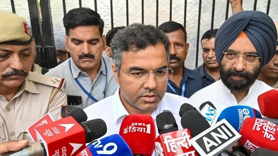 This statement by Verma comes after multiple reports showed waterlogging and flooding in several areas of Delhi (HT File Photo)
