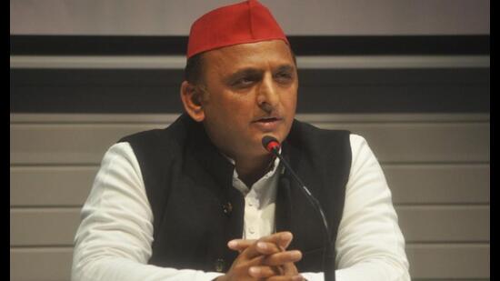Samajwadi Party chief Akhilesh Yadav. (HT file)