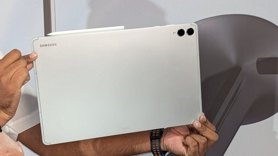 Samsung Galaxy Tab S11 Ultra flaunts a slimmer build with advanced productivity features. (Aishwarya Panda-HT)