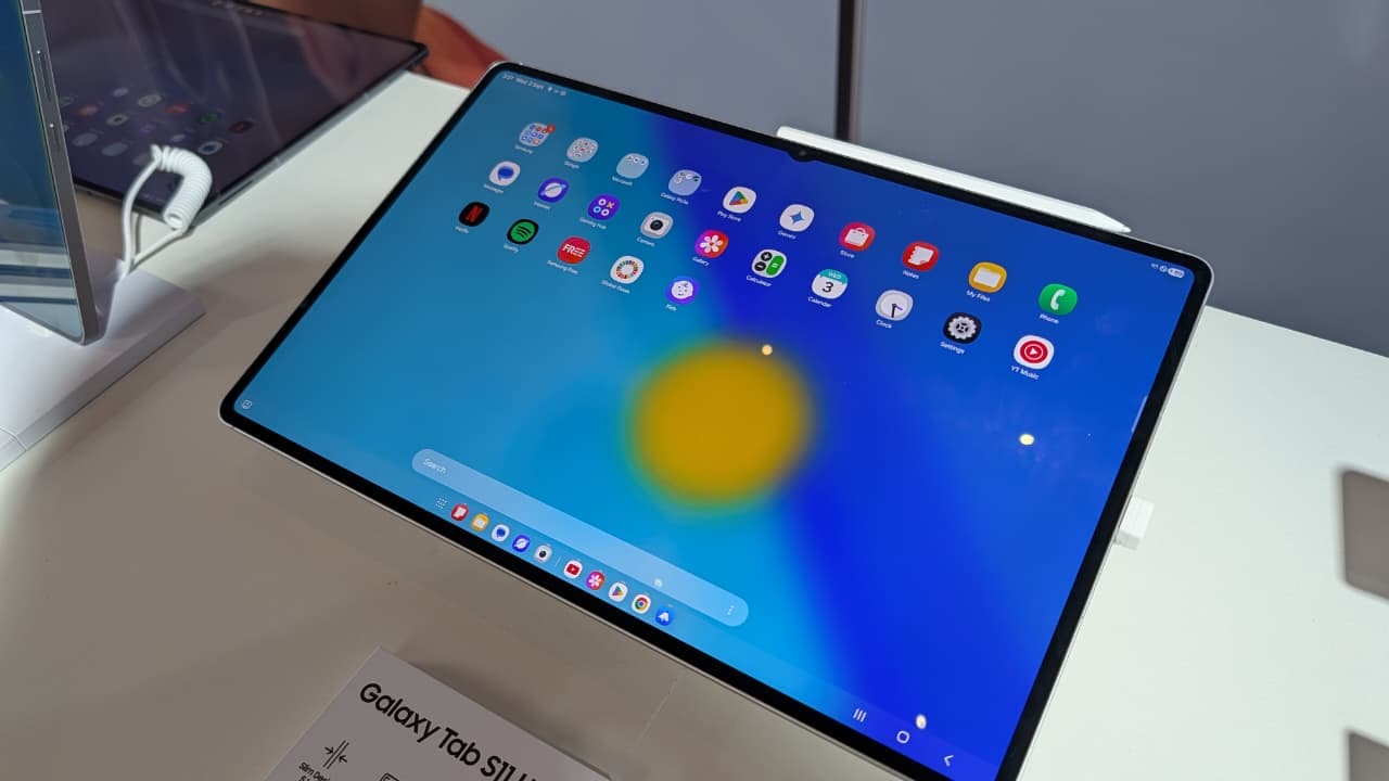 Samsung Galaxy Tab S11 Ultra is powered by the Snapdragon 8 Elite processor. (Aishwarya Panda-HT)