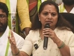 Former BRS leader Kalvakuntla Kavitha resigned from the primary membership of the party as well as her MLC seat, earlier this week. (PTI PHOTO) Former BRS leader Kalvakuntla Kavitha resigned from the primary membership of the party as well as her MLC seat, earlier this week. (PTI PHOTO)