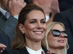 Kate Middleton showcases her darker hair at a recent public event after debuting blonde locks. Action Images via Reuters/Paul Childs