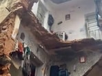 The five-storey building had 19 people when the accident took place. (PTI)