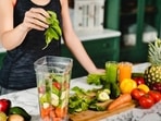 Diet rich in leafy greens and veggies keep you healthy. Diet rich in leafy greens and veggies keep you healthy.