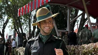 Deepit Sharma has joined the same unit of the Kumaon Regiment where his father serves, becoming a second-generation officer. (HT File)
