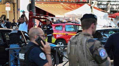 Emergency services were treating six people -- four pedestrians and two people in the car. (Image for representation/AFP)
