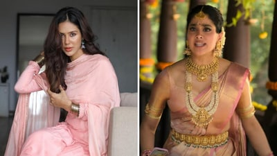 Sonam Bajwa reacted to a post mocking Janhvi Kapoor's accent in Param Sundari. Sonam Bajwa reacted to a post mocking Janhvi Kapoor's accent in Param Sundari.