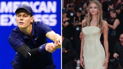 Italian tennis player Jannik Sinner (L) and Danish model Laila Hasanovic (R). (AP, Instagram/@lailahasanovic) Italian tennis player Jannik Sinner (L) and Danish model Laila Hasanovic (R). (AP, Instagram/@lailahasanovic)