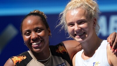 Taylor Townsend reached the women's doubles final event of the US Open, where she and Katerina Siniakova lost to Gabriela Dabrowski and Erin Routliffe. (IMAGN IMAGES via Reuters Connect)
