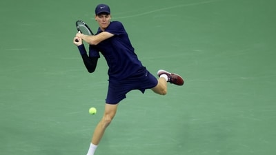 Defending champion Jannik Sinner progresses to the US Open men's singles final (REUTERS)
