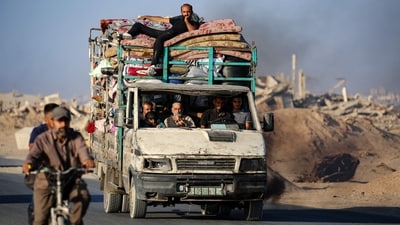 Aid groups have repeatedly warned that a large-scale evacuation of Gaza City would exacerbate the dire humanitarian situation. (AFP) Aid groups have repeatedly warned that a large-scale evacuation of Gaza City would exacerbate the dire humanitarian situation. (AFP)