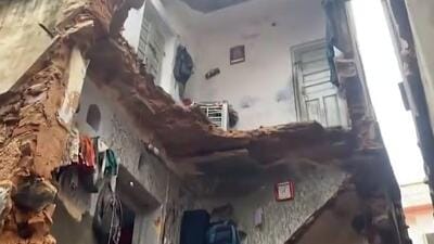 The five-storey building had 19 people when the accident took place. (PTI) The five-storey building had 19 people when the accident took place. (PTI)