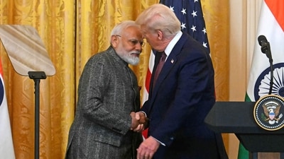 Amid tariff tensions, Donald Trump has said he "gets along very well" with PM Modi. (AFP) Amid tariff tensions, Donald Trump has said he "gets along very well" with PM Modi. (AFP)