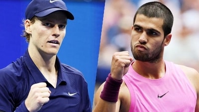 Carlos Alcaraz vs Jannik Sinner: Here's all you need to know about the prize money, head-to-head record and more ahead of the US Open final. (HT_PRINT) Carlos Alcaraz vs Jannik Sinner: Here's all you need to know about the prize money, head-to-head record and more ahead of the US Open final. (HT_PRINT)