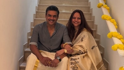 R Madhavan and Sarita Birje celebrated Onam together. R Madhavan and Sarita Birje celebrated Onam together.