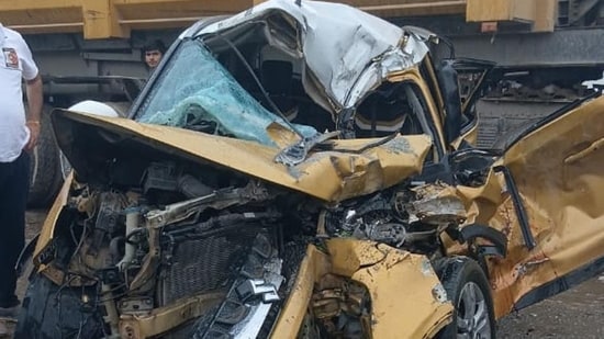 Three engineering students died and eight were injured after their SUV overturned on a highway in Rajkot. (Representational image/ HT File)