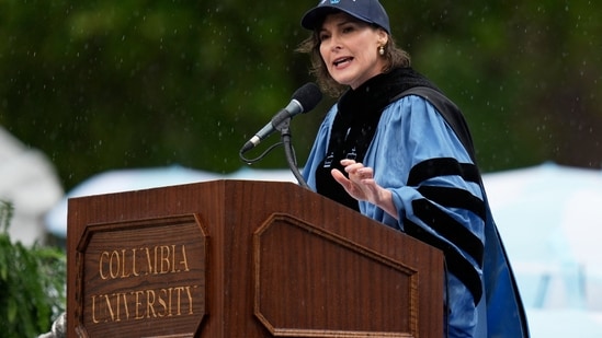 Claire Shipman, who graduated from Columbia herself, has led the varsity since March. (Reuters)