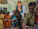 Mumbai, India - September 07, 2025: Learning centre of Janjagruti Vidhyarthi Sangh, Mankhurd, Chikuwadi in Mumbai, India, on Sunday, September 07, 2025. (Photo by Satish Bate/ Hindustan Times) (Hindustan Times)
