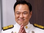 Anutin Charnvirakul, Thailand's new PM, in Bangkok on Sunday, Sept 7. He is the third prime minister since 2023, and leads a coalition government with outside support of the pro-democracy People's Party.
