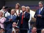 President Donald Trump attended the US Open final on Sunday