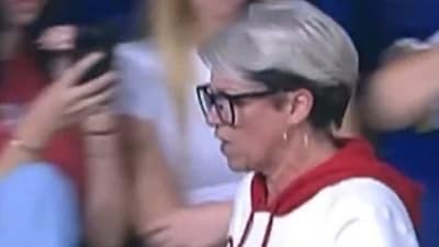 The woman has gone viral, with multiple videos of the incident being posted on social media. (Twitter) The woman has gone viral, with multiple videos of the incident being posted on social media. (Twitter)