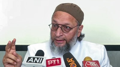 AIMIM Chief and MP Asaduddin Owaisi has announced backing INDIA bloc candidate B Sudarshan Reddy in vice presidential polls. (@ANI X)
