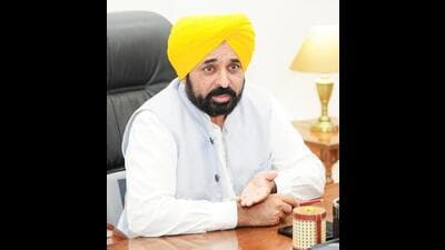 Chief minister Bhagwant Mann held a meeting with top officials to monitor the state’s massive relief and rescue operations from his hospital bed on Sunday.