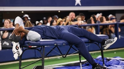 Micah Parsons was listed as ‘Limited Participation in Practice’ on the Packers’ injury report. (AP) Micah Parsons was listed as ‘Limited Participation in Practice’ on the Packers’ injury report. (AP)