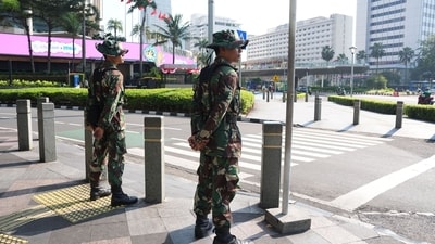 At least three people were killed in a building hosting in Indonesia's main island of Java. (Bloomberg) At least three people were killed in a building hosting in Indonesia's main island of Java. (Bloomberg)